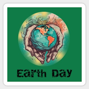 April 22 Earth Day,Be the change,Preserving our planet. Sticker